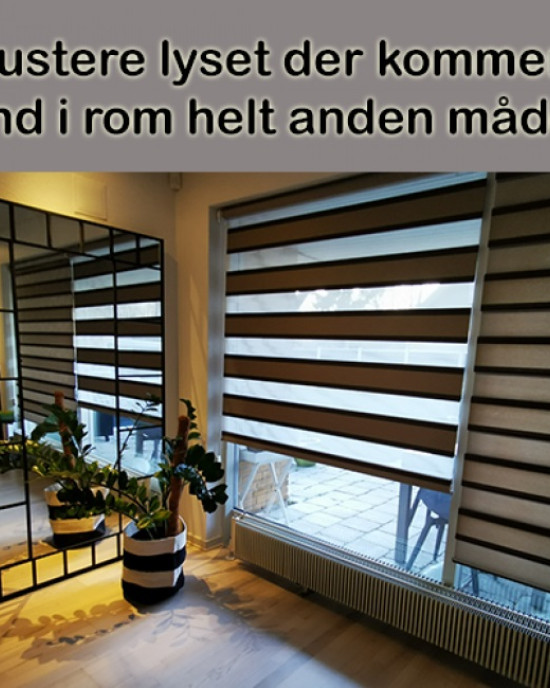 Dobbeltrullegardiner - DUO