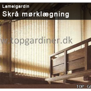 Lamelgardin - Mørklægning