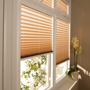  Plissegardiner Alu-Metal Bagside 20mm Traditionel