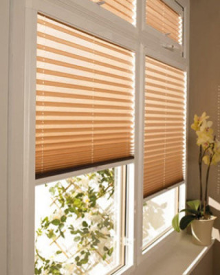  Plissegardiner Alu-Metal Bagside 20mm Traditionel
