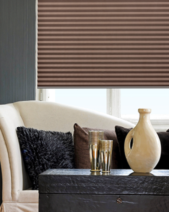 Traditionel Honeycombplisségardin - Mørklægning