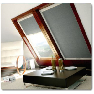 Ovenlys Plisségardin - Mørklægning