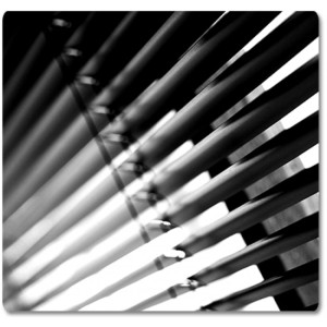 Ovenlys Persienner - Metallic mønstret & Flerfarvede